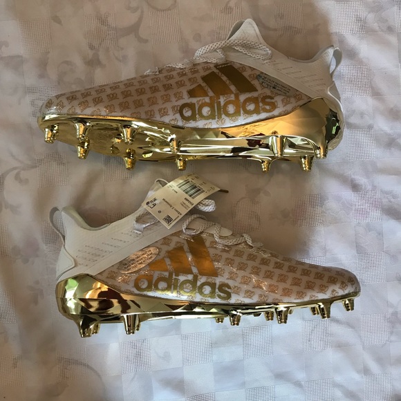 adidas adizero football cleats gold